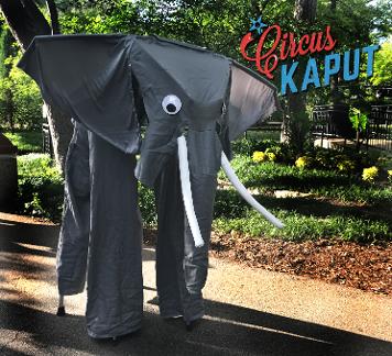 Elephant 4 legged Stilt Walker