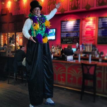 Mardi Gras Stilt Walker