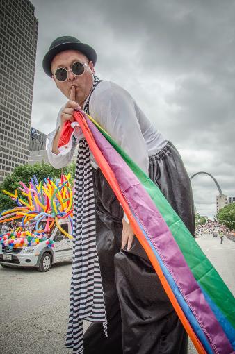 OMG Josh at the Pride parade